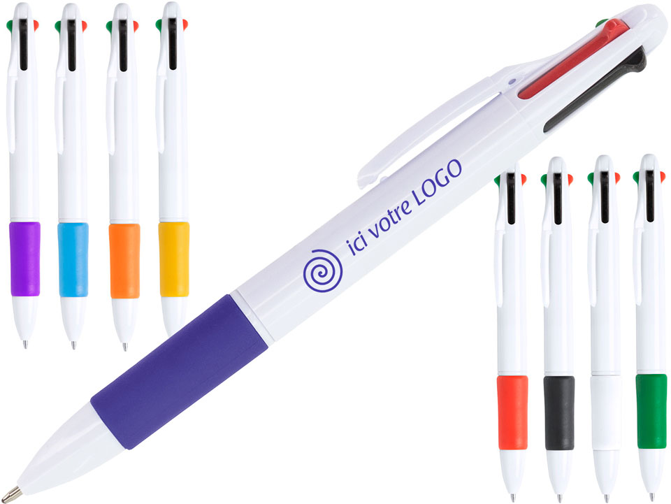 Stylos publicitaire 4 couleurs