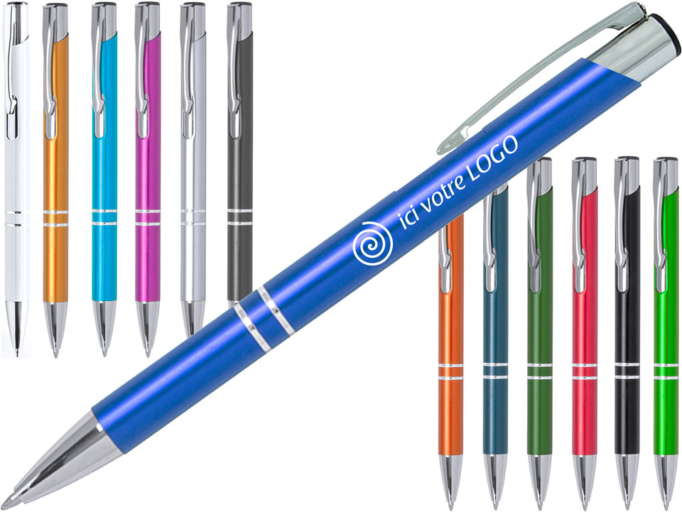stylo publicitaire en métal gravé au laser à un prix incroyable.